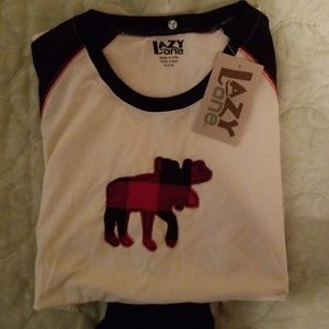 👩‍🎓Baseball Tee styled pajama shirt